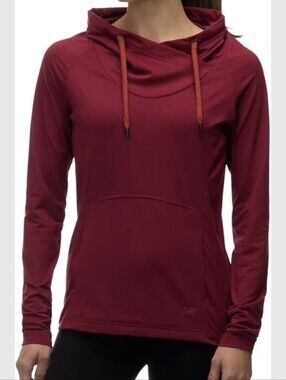 Arcteryx Varana  Burgundy/red Long Sleeve Pullover Sz.S